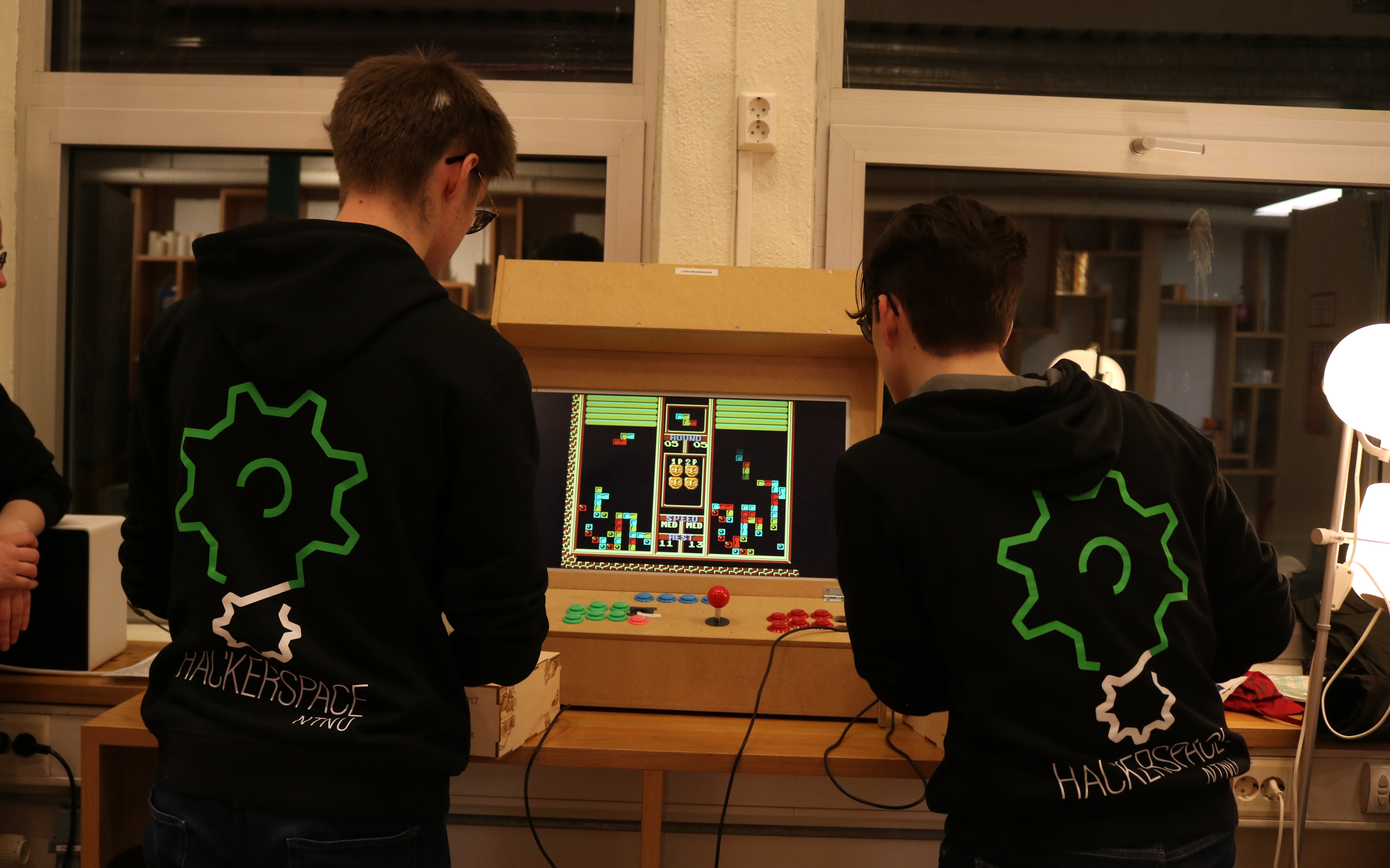 Bilde fra tetris 2-turnering i et av arrangementene våre